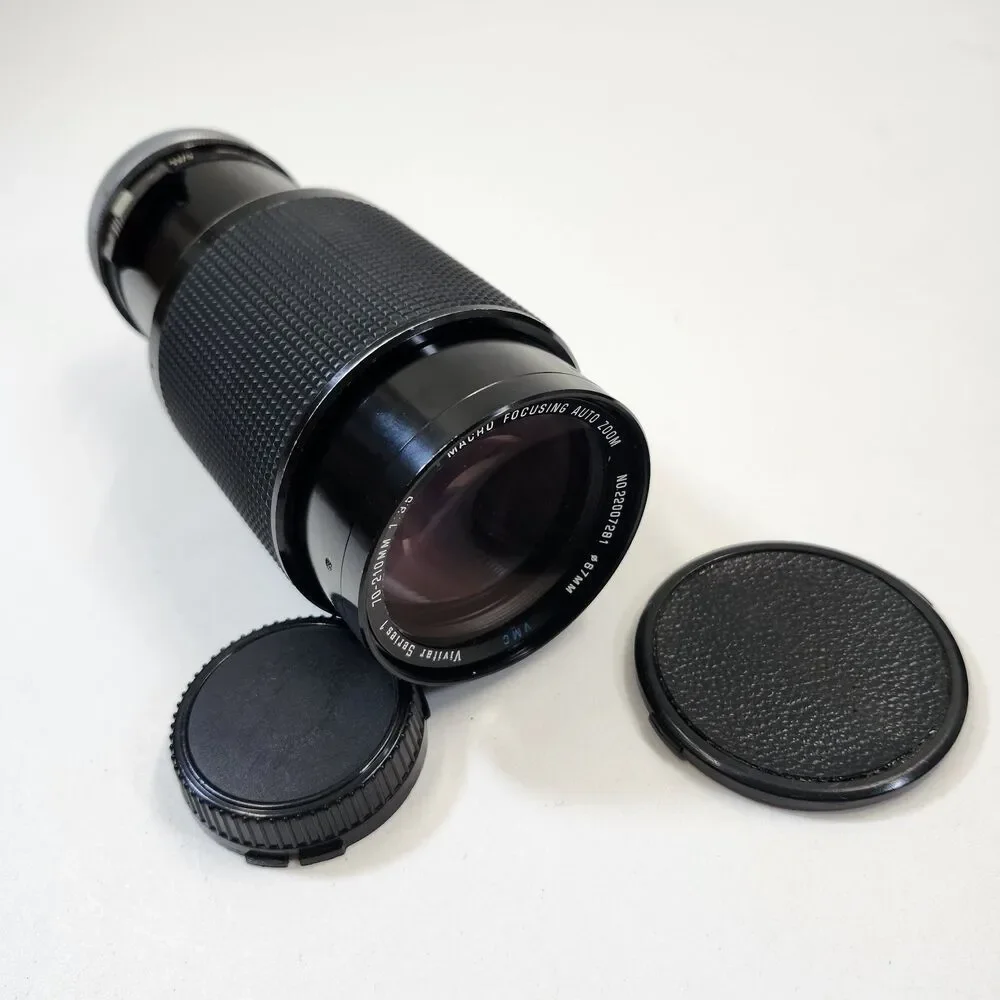 Vivitar 70-210mm f3.5 VMC Series 1 Macro Focusing Auto Zoom Lens Canon FD VTG